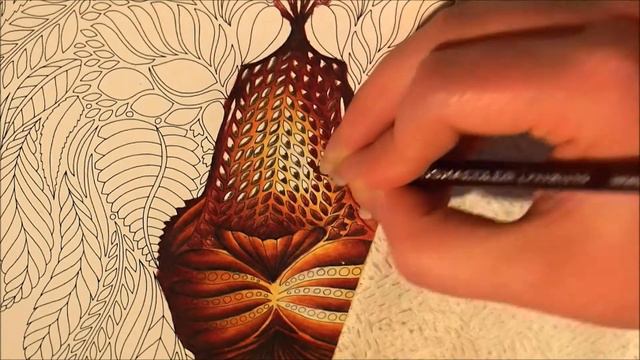 Millie Marotta Wild Savannah Lion Speed Colouring - Part 5! смотреть онлайн