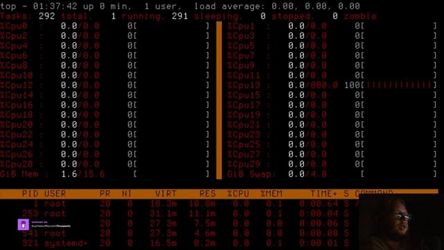 HTOP on Linux From Scratch смотреть онлайн