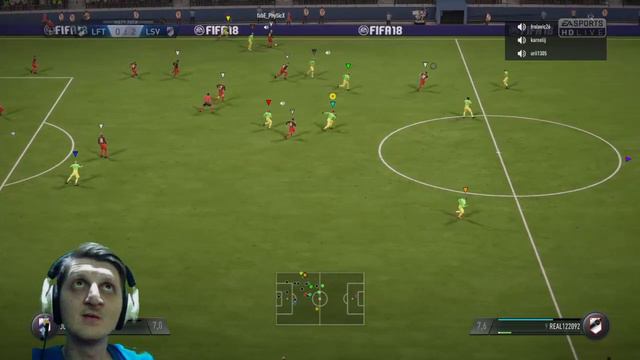 Fifa 18 (Клубы Профи) Lefortovo team#33 смотреть онлайн