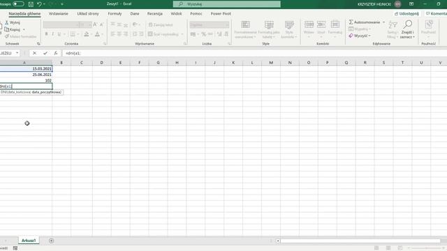 Kurs ? Arkusz kalkulacyjny Excel - Lekcja 4 - Data i czas ? смотреть онлайн
