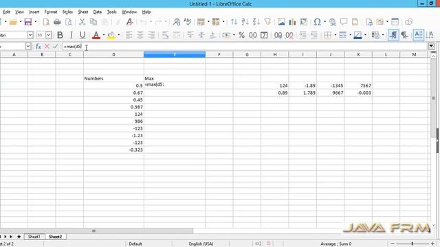 LibreOffice Calc Tutorial - max Function | LibreOffice 6 Calc смотреть онлайн