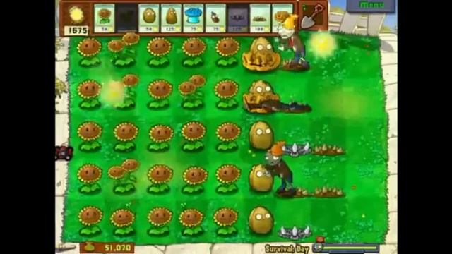 Plants vs. Zombies - Sunny Days Achievement смотреть онлайн