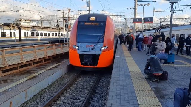 Прибытие ласточки на Курский Вокзал