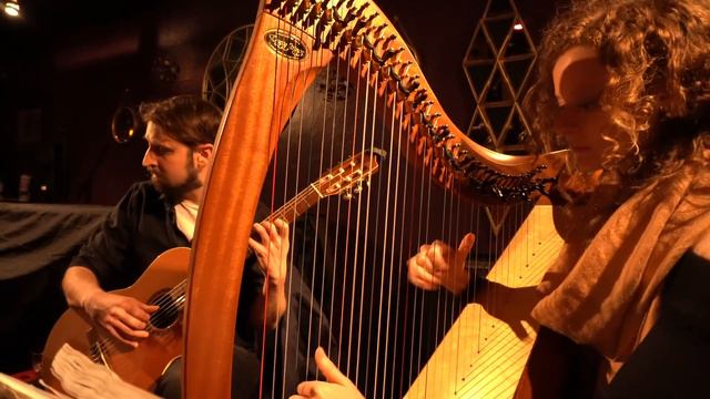 Gymnopedie Harp and Guitar. Erik Satie. смотреть онлайн