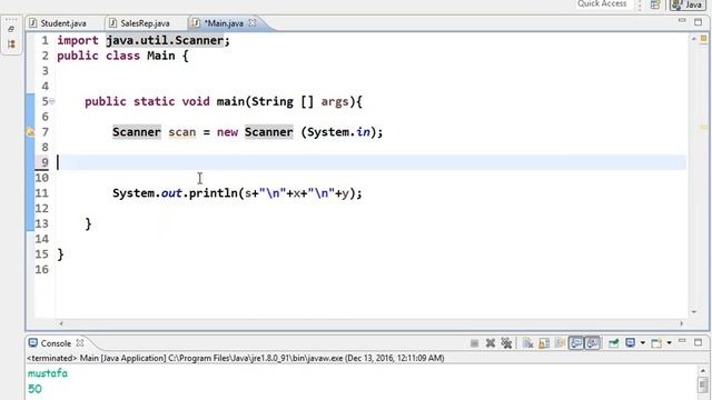 Scanner and Array in java смотреть онлайн