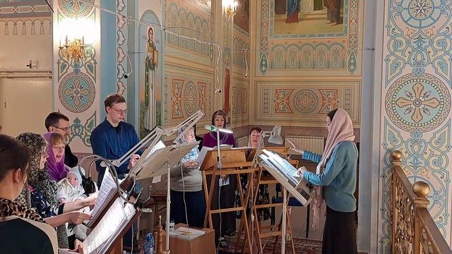 Степенна, глас 1. Регент Екатерина Артюхова. смотреть онлайн