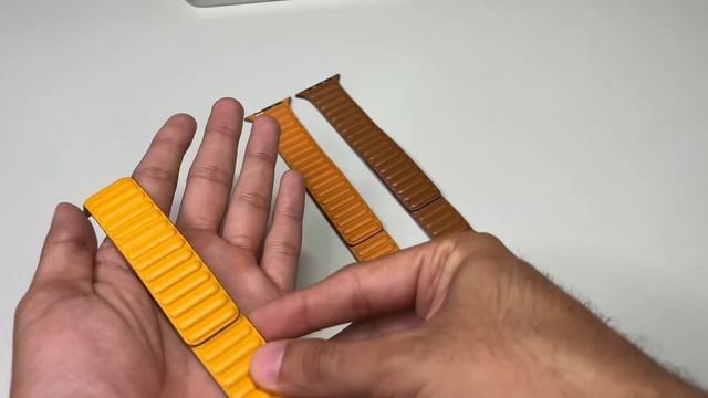 ALL NEW Leather Link Bands for Apple Watch Series 7 | Fall 2021 | (ALL COLORS!) | Review смотреть онлайн