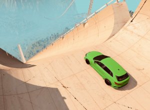 Спуск без тормозов в BeamNG Drive