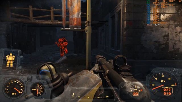Как убрать просадки ФПС в городе в Fallout 4 смотреть онлайн
