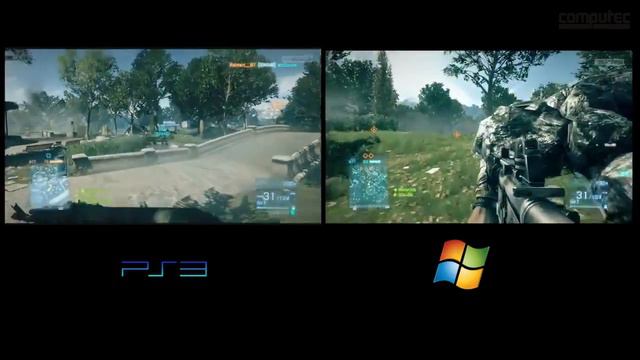 Battlefield 3 Beta - Graphics Comparison PS3, PC, and Xbox 360 смотреть онлайн