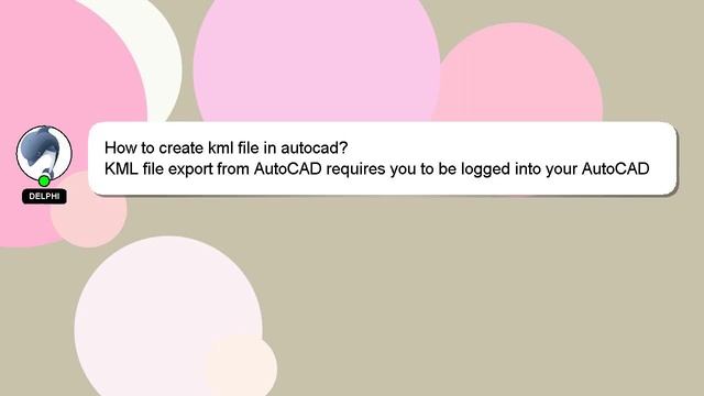 How to create kml file in autocad? смотреть онлайн