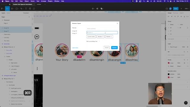 Tutorial UI Instagram UI in Figma - Learning By Doing #uiux #instagram смотреть онлайн