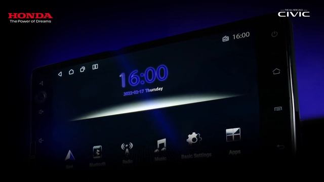 Infotainment | Honda Civic 2022 смотреть онлайн