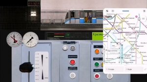 Сокольническая линия в Симуляторе московского метро 2д