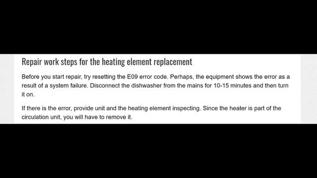 siemens dishwasher error code e09 смотреть онлайн