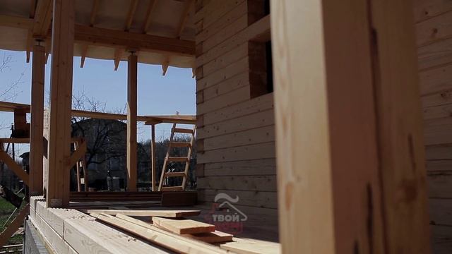 Строительство дома из профилированного бруса в Подмосковье смотреть онлайн