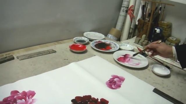Chinese Traditional Art Peony Paintings - Artist Zhao Xiaoyuan смотреть онлайн