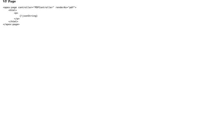 How to get the JSON String from the Javascript object (Visualforce page displays as... смотреть онлайн