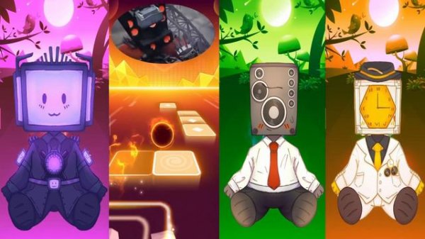 SUPER MEGA BATTLE ❗ Epic battle in Tiles Hop EDM Rush 😎 Best mobile game and game music