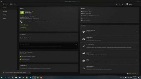 Fix Alt + Z not working in Nvidia Experience work 100% 2019