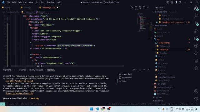 Display Flex in bootstrap | Twitter clone using React JS, apex oracle and bootstrap - 14 #reactjs смотреть онлайн