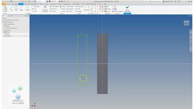 Inventor - dwg dxf in Inventor Skizze einfügen смотреть онлайн