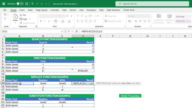 28- Search, Find, Replace & Substitute Text parts in Excel смотреть онлайн