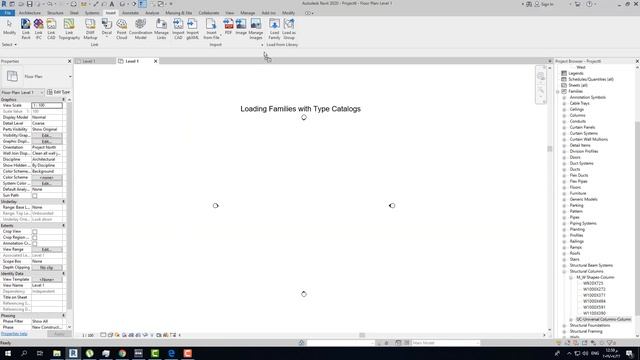 020 Loading Families with Type Catalogs смотреть онлайн