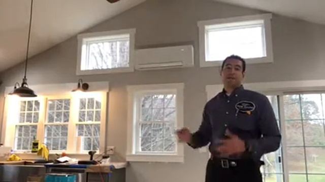 Mitsubishi Muzfh18na Ductless heat pump installed in Williamsburg, Mass смотреть онлайн