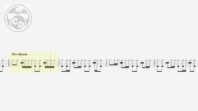 Michael Jackson - Smooth Criminal (Drum Tabs - Full) By Chamis Drums