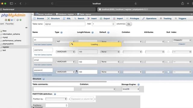 HTML form data to MYSQL database through PHP || Day 9 || Readersnepal смотреть онлайн