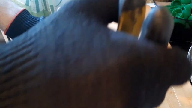 Переплавка пластика HDPE в духовке.