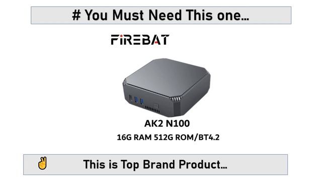 FIREBAT AK2 PRO PLUS Gamer Mini PC смотреть онлайн