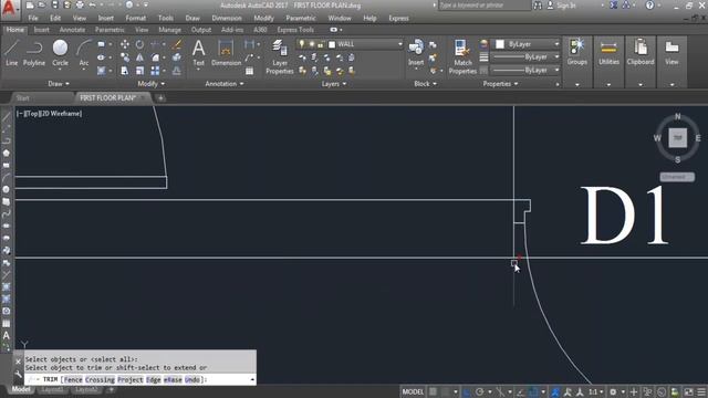 6.First FLOOR PLAN Of Building | AutoCAD | 2 BHK | 1st Floor | Building #5