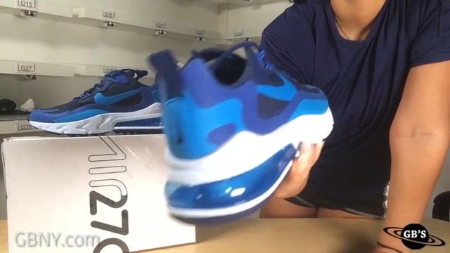 UNBOXED: Nike Air Max 270 React "Blue Void" смотреть онлайн