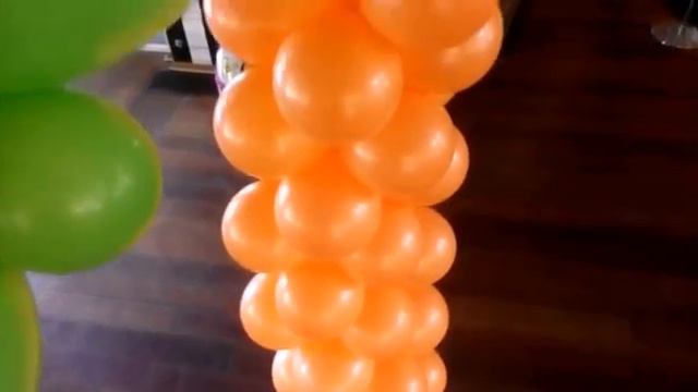 Как сделать пальму из шаров смотреть онлайн