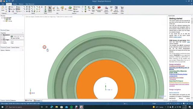 How to create a car wheel and tire with design spark mechanical. смотреть онлайн