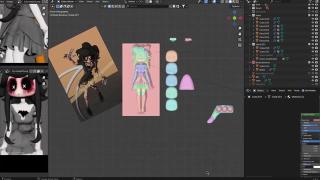 Making CYN in Blender - Timelapse Part 1 _ Murder Drones смотреть онлайн
