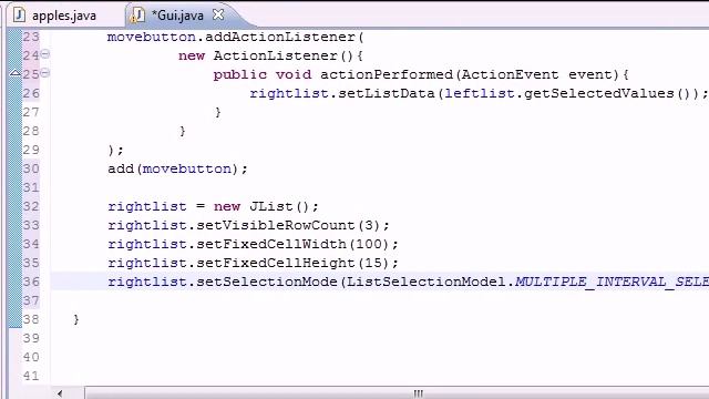 Java Programming Tutorial 73 Moving List Items Program смотреть онлайн