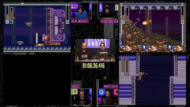 Mega Man X bis X3 Speedrun-4er-Race mit Berlindude1, Mave3rick, Giocci & Stahlbolzen | Speedrundale смотреть онлайн