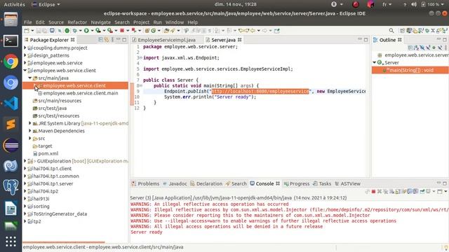Employee Web Service Creation and Consumption through CLI Demo with JAX-WS and wsimport смотреть онлайн