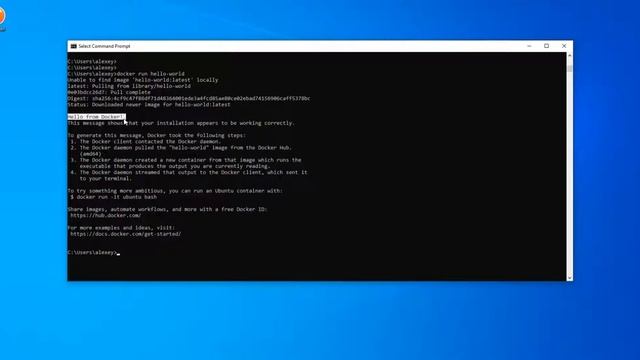 Docker for QA Testers first container - Hello World דוקר למתחילים הרצת קונטיינר ראשון смотреть онлайн