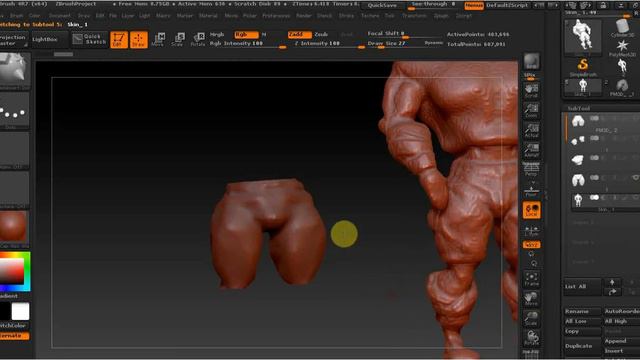 ZBrush как сделать одежду 1 смотреть онлайн