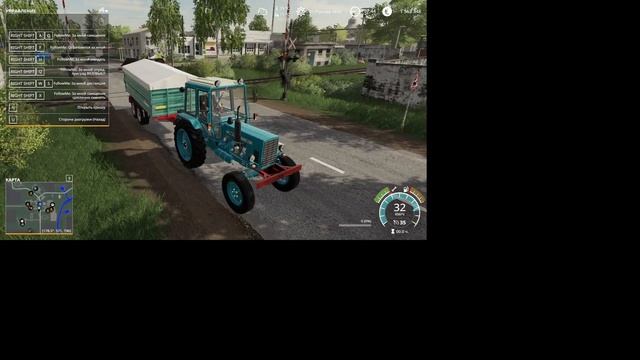 (РП) ПОМОГ ЖИТЕЛЯМ ДЕРВЕНИ ПОСЫПАТЬ ПЕСОК!|Farming Simulator 19
