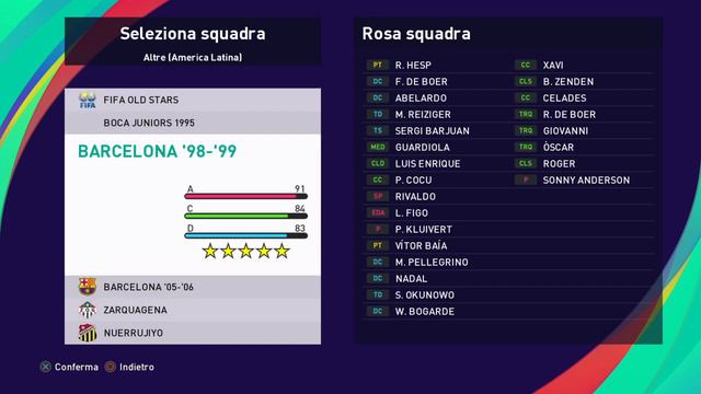 eFootball PES 2021: Barcelona '98-'99 classic team (PS4) смотреть онлайн
