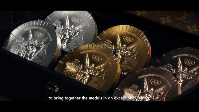 LVMH And Louis Vuitton Unveil The Medals Trunks For The Olympic And Paralympic Games Paris 2024