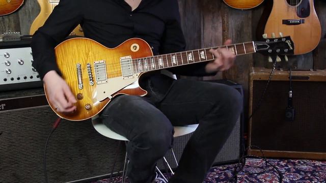 1999 Gibson Les Paul 1959 Standard Historic Reissue Murphy Aged Cherry Sunburst смотреть онлайн