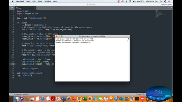 Color Filtering OpenCV Python Tutorial смотреть онлайн