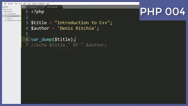 PART 4. PHP Data Types смотреть онлайн