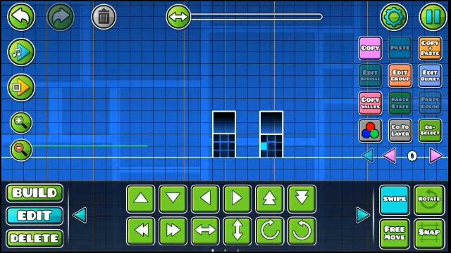 Как сделать rotate блоки в geometry dash. смотреть онлайн